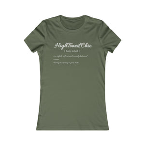 HighToned Chic Women's Favorite Tee