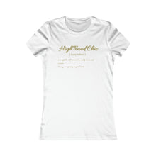 Load image into Gallery viewer, HighToned Chic Women&#39;s Favorite Tee (Green Script)
