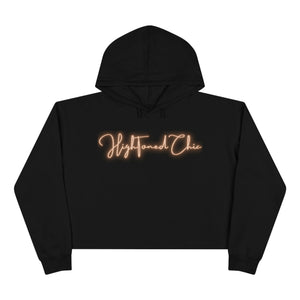 HighToned Chic Crop Hoodie