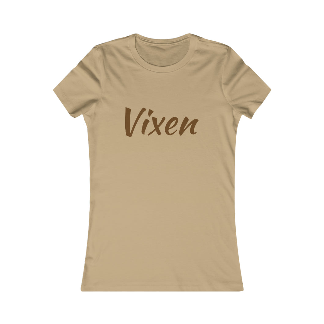 Women's Favorite Vixen Nude T-Shirt (Fitted)