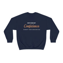 Load image into Gallery viewer, Confidence Unisex Heavy Blend™ Crewneck Sweatshirt (Brownish Tan Letters)
