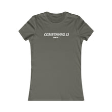 Load image into Gallery viewer, Corinthians 13 Women&#39;s T-Shirt (Fitted)
