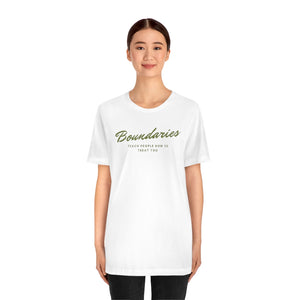 Boundaries Unisex Jersey Short Sleeve T-Shirt