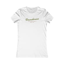 Load image into Gallery viewer, Boundaries Women&#39;s T-Shirt (Fitted)
