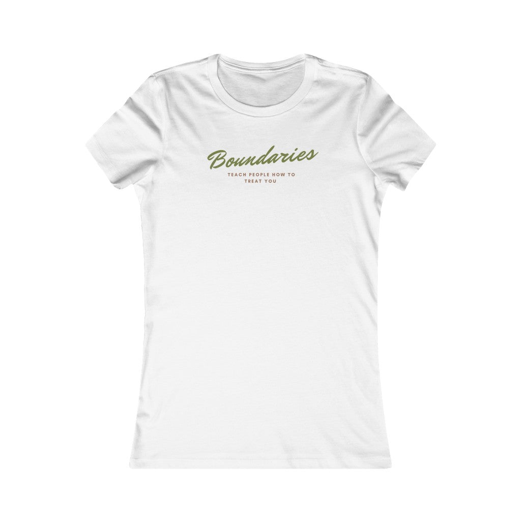 Boundaries Women's T-Shirt (Fitted)