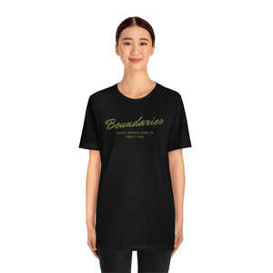 Boundaries Unisex Jersey Short Sleeve T-Shirt