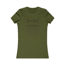 Load image into Gallery viewer, Narcissist Women&#39;s T-Shirt (Fitted  with Black Letters)
