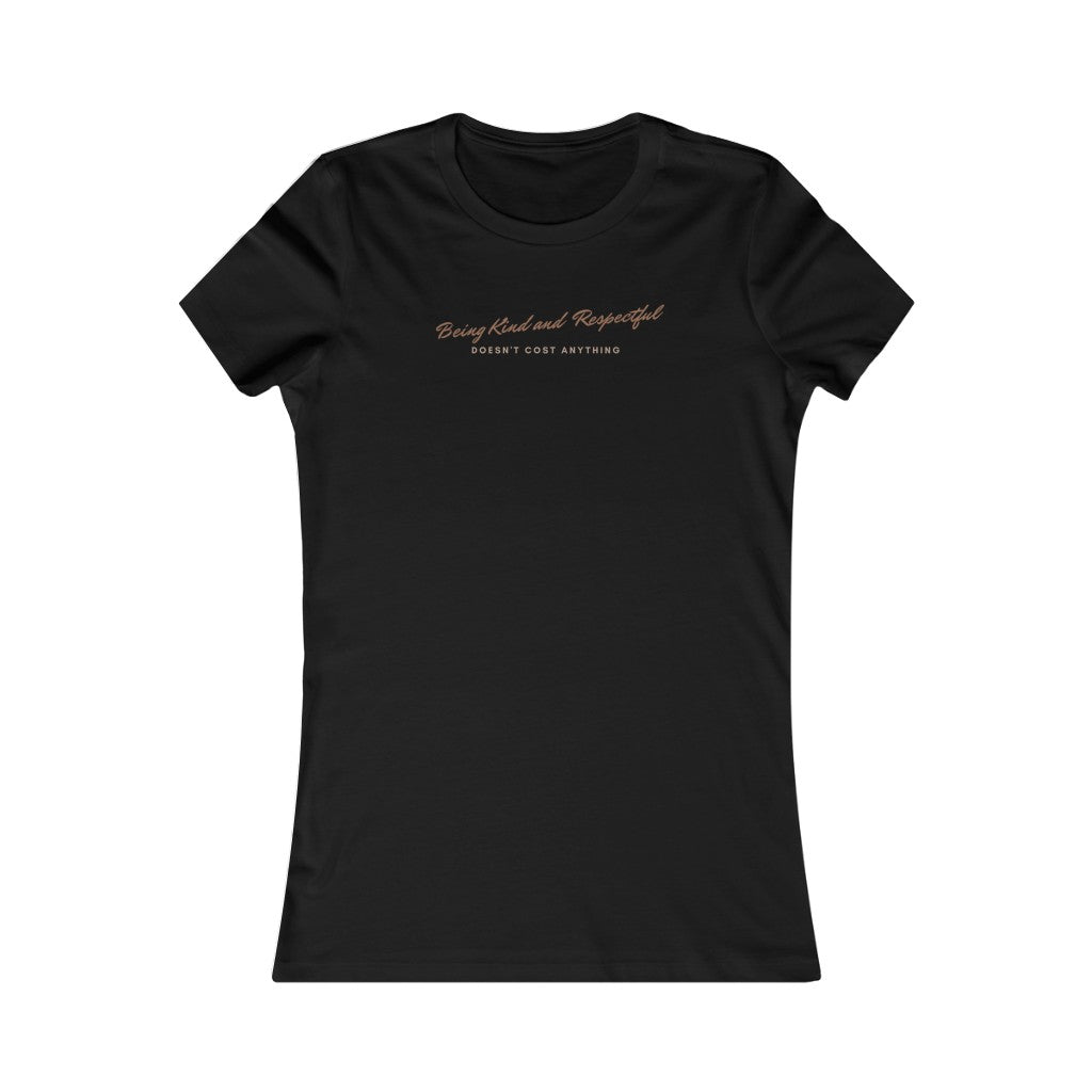 Being Kind Women's T-Shirt (Fitted)