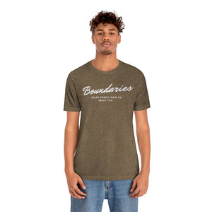 Boundaries Unisex Jersey Short Sleeve T-Shirt