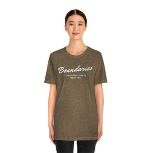 Boundaries Unisex Jersey Short Sleeve T-Shirt