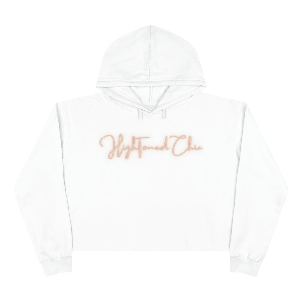 HighToned Chic Crop Hoodie