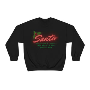 Santa Naughty Heavy Blend™ Crewneck Sweatshirt