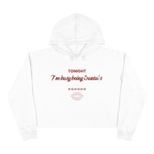 Load image into Gallery viewer, Santa&#39;s XMAS Chic Crop Hoodie
