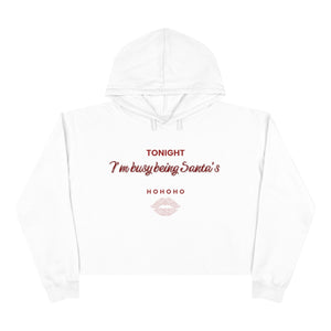 Santa's XMAS Chic Crop Hoodie