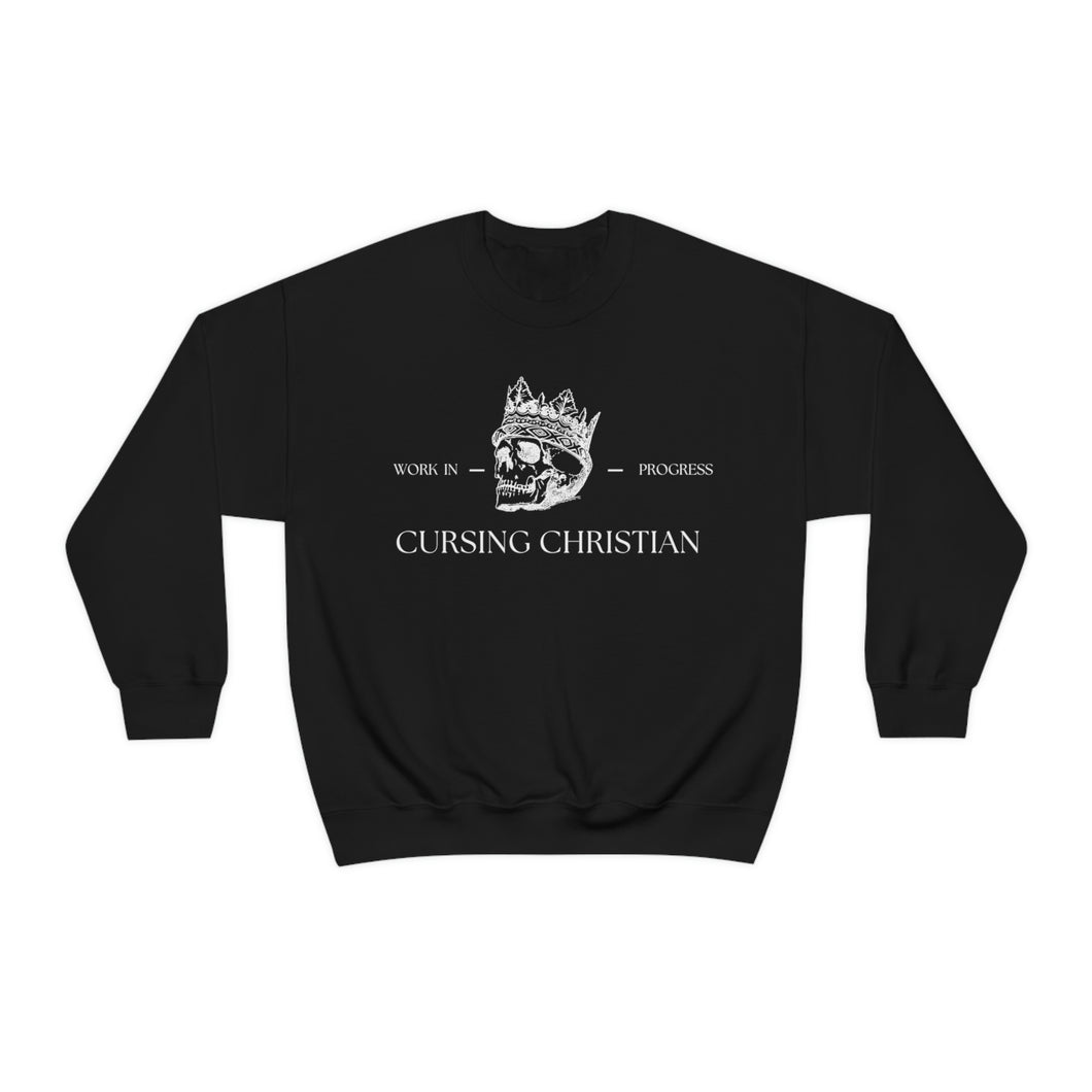 Cursing Christian Unisex Heavy Blend™ Crewneck Sweatshirt