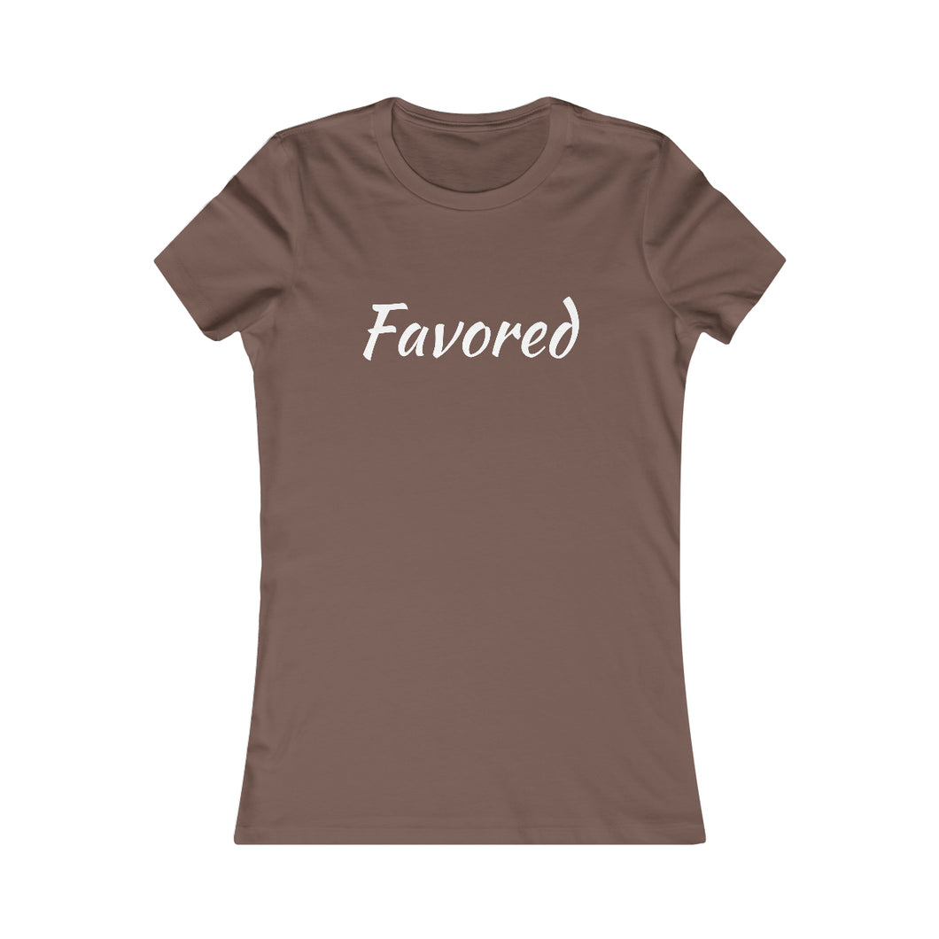 Women's Favorite Favored Nude T-Shirt (Fitted)