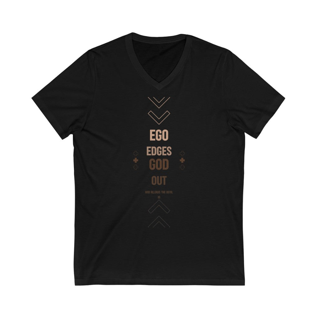 Ego Unisex Jersey Short Sleeve V-Neck T-Shirt