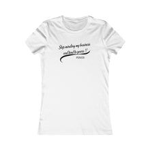 Load image into Gallery viewer, Stop Minding My..Women&#39;s T-Shirt (Fitted)
