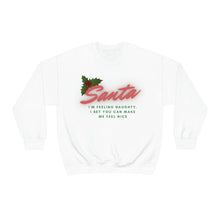 Load image into Gallery viewer, Santa Naughty Heavy Blend™ Crewneck Sweatshirt
