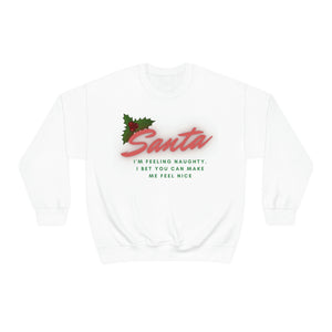 Santa Naughty Heavy Blend™ Crewneck Sweatshirt