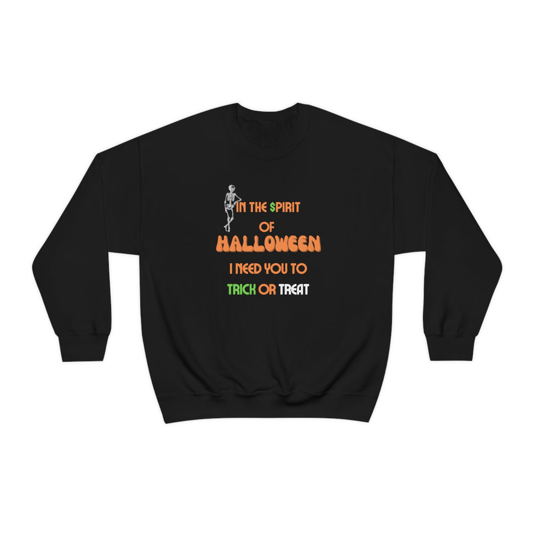 Halloween Trick or Treat Unisex Heavy Blend™ Crewneck Sweatshirt