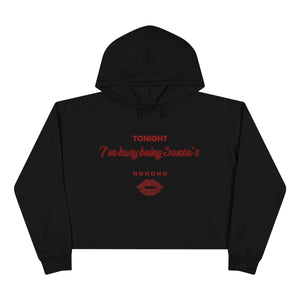 Santa's XMAS Chic Crop Hoodie