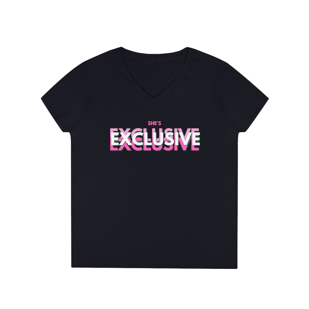 She's Exclusive Ladies' V-Neck T-Shirt