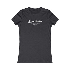 Boundaries Women's T-Shirt (Fitted)