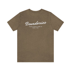 Boundaries Unisex Jersey Short Sleeve T-Shirt