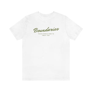 Boundaries Unisex Jersey Short Sleeve T-Shirt