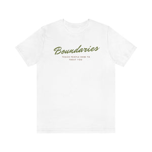 Boundaries Unisex Jersey Short Sleeve T-Shirt