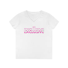 Load image into Gallery viewer, She&#39;s Exclusive Ladies&#39; V-Neck T-Shirt
