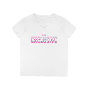 She's Exclusive Ladies' V-Neck T-Shirt