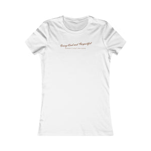 Being Kind Women's T-Shirt (Fitted)