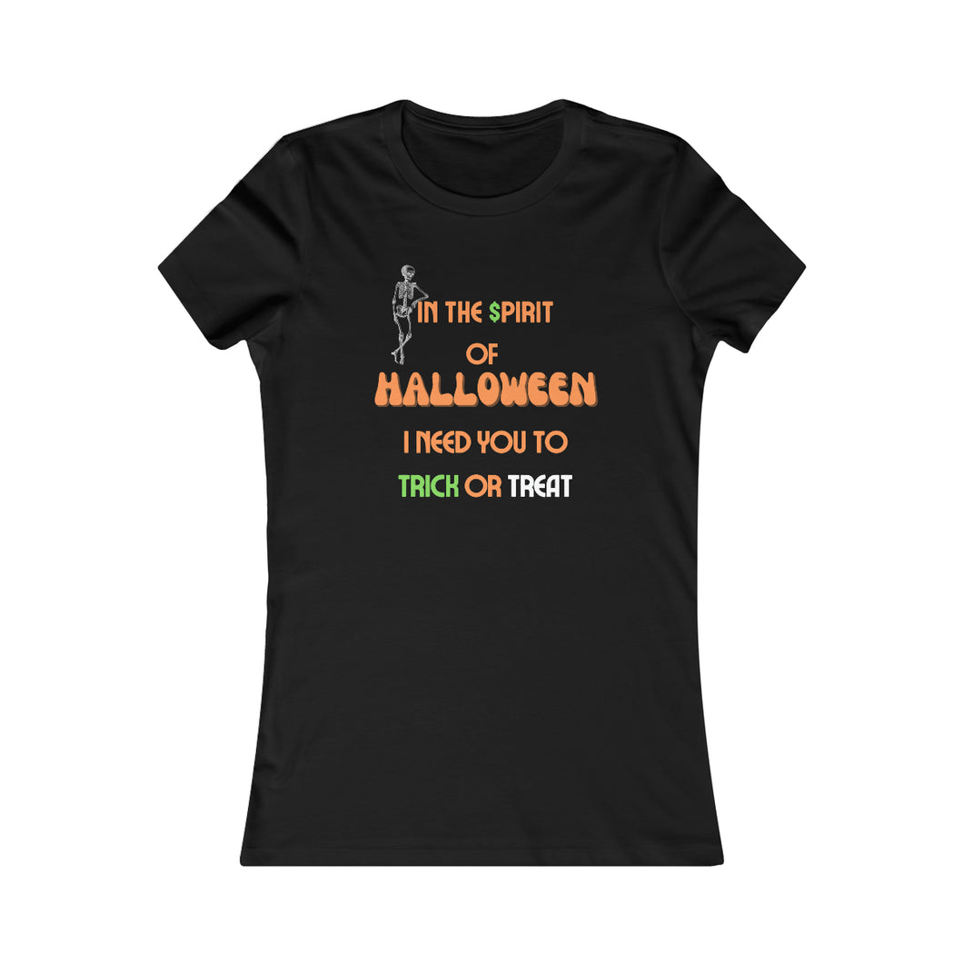 Halloween Trick or Treat Women's T-Shirt (Fitted)