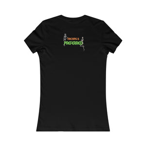 Halloween Trick or Treat Women's T-Shirt (Fitted)