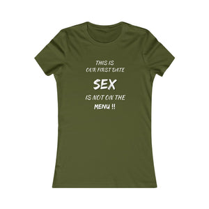 First Date Women's T-Shirt (Fitted)