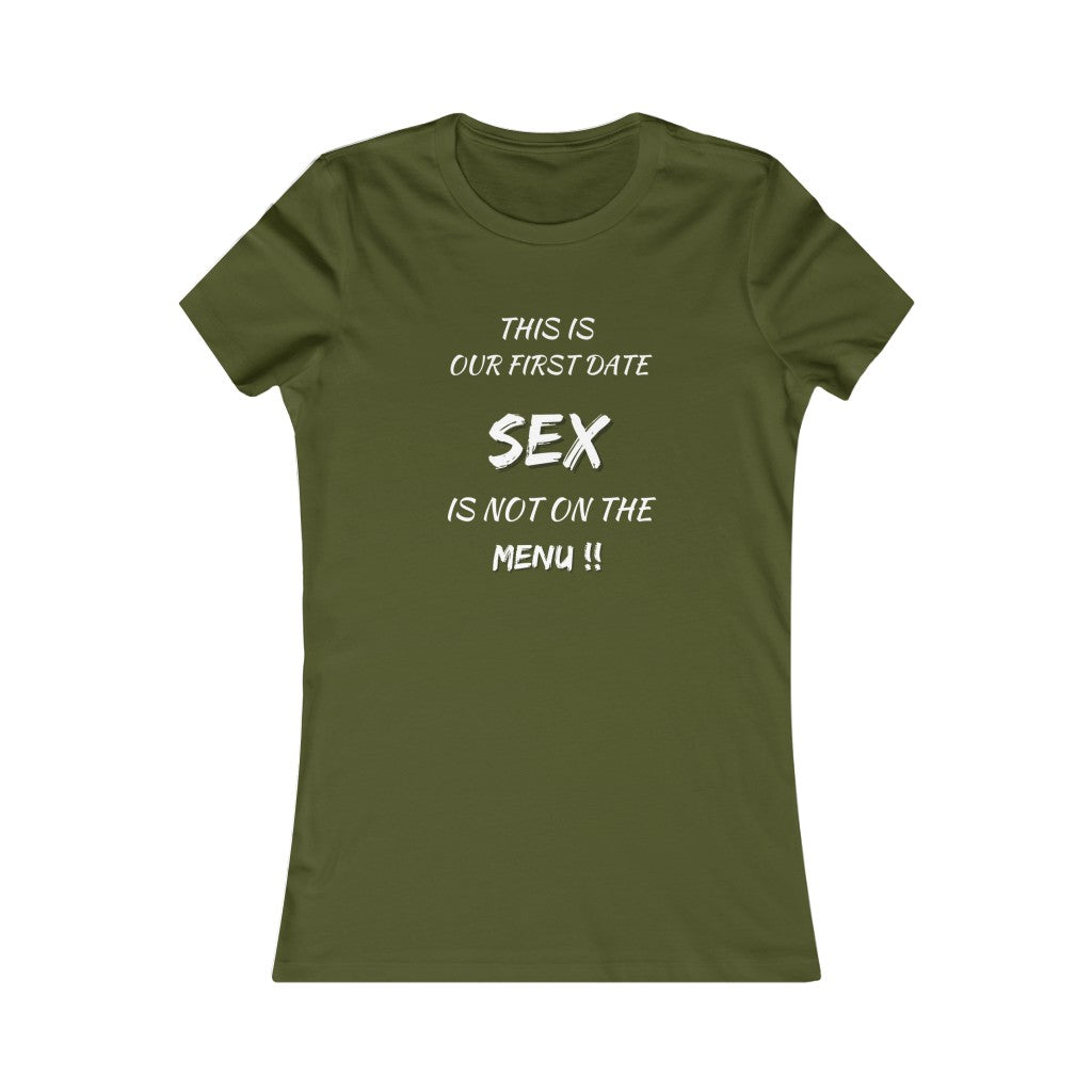 First Date Women's T-Shirt (Fitted)