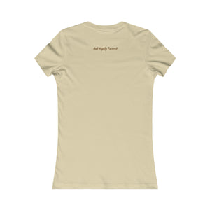 Women's Favorite Blessed Nude T-Shirt (Fitted)