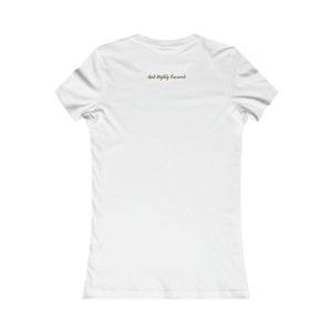 Women's Favorite Blessed Nude T-Shirt (Fitted)