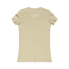 Load image into Gallery viewer, Women&#39;s Favorite Blessed Nude T-Shirt (Fitted with White Letters)
